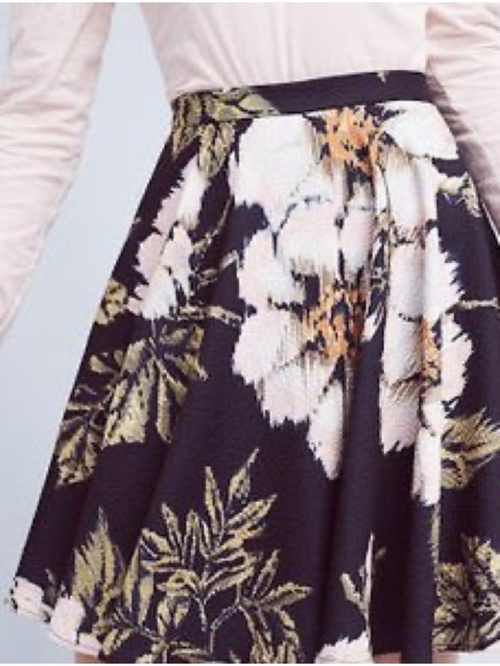 EVA FRANCO FLORAL SKATER SKIRT